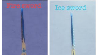 Roblox:Black Clover grimshot/how to make a fire and ice sword