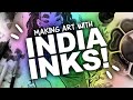INKTOBERRRRR TIME! | Inktober Day 01 | India Ink and Dip Pens | 2019