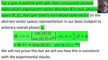 D3 Spin one half particles and their spin states