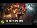 Solar eclipse sivir   league of legends splash art painting process