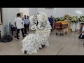Funeral lion dance ceremony