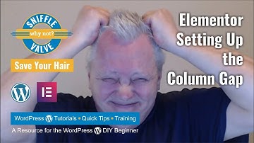 Elementor - Setting up the column gap