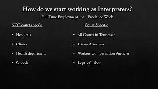 Court Interpreter Workshop   Part 1