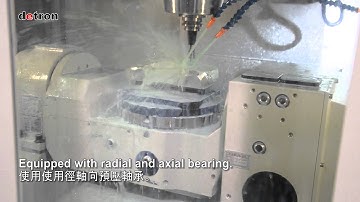 detron NC Rotary Table - 5th axis_GF-320H Tilting Rotary Table_2013 TIMTOS (HARDINGE)