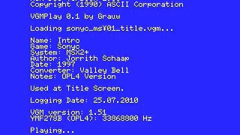 VGMPlay MSX: YMF278B OPL4 support