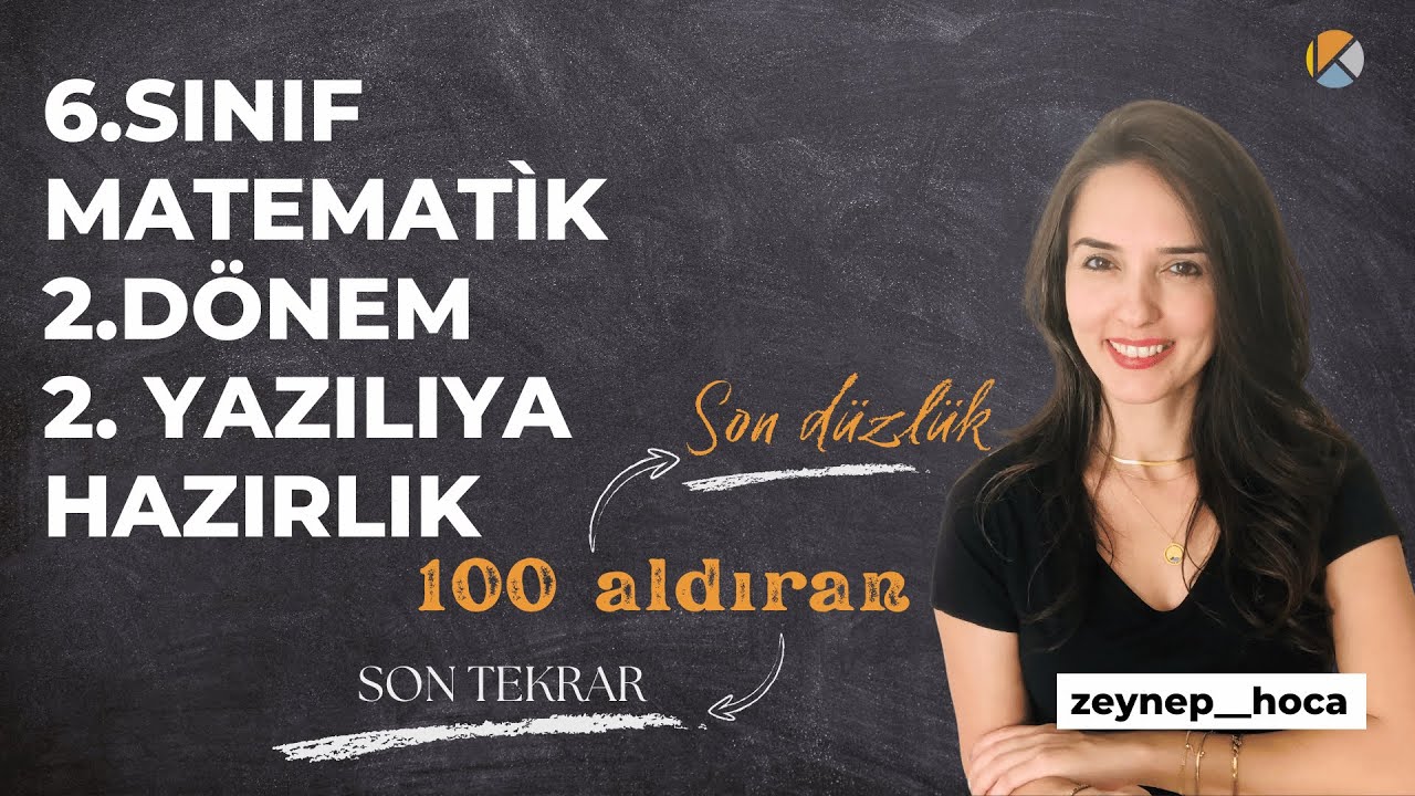 6.Sınıflar! Son düzlük, son sınav, son tekrar ile 100 almaya hazır mısınız?