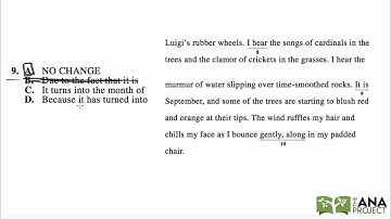 ACT English: Conciseness & Redundancy Problem #1