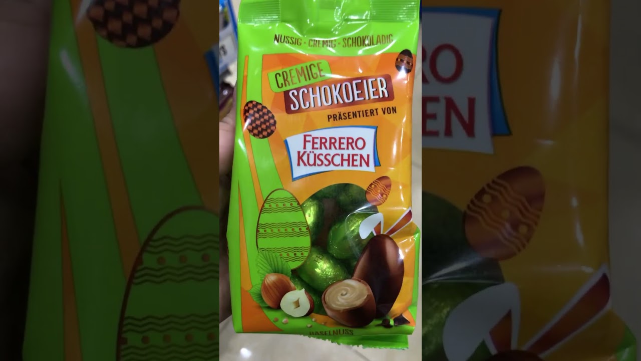 FERRERO KÜSSCHEN | CREMIGE SCHOKOEIER | NUSSIG•CREMIG•SCHOKOLADIG 