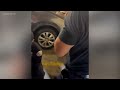 Video shows kitten rescued from car grille in Glendale