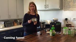 Canning Equipment Basics