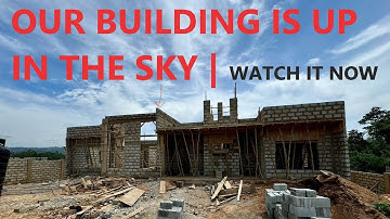 Building construction in Ghana | Ep-20 | Project Adjoa & Dennis | Lintel & Gable #brightandclara