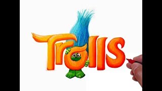 How to Draw the Trolls Logo screenshot 4