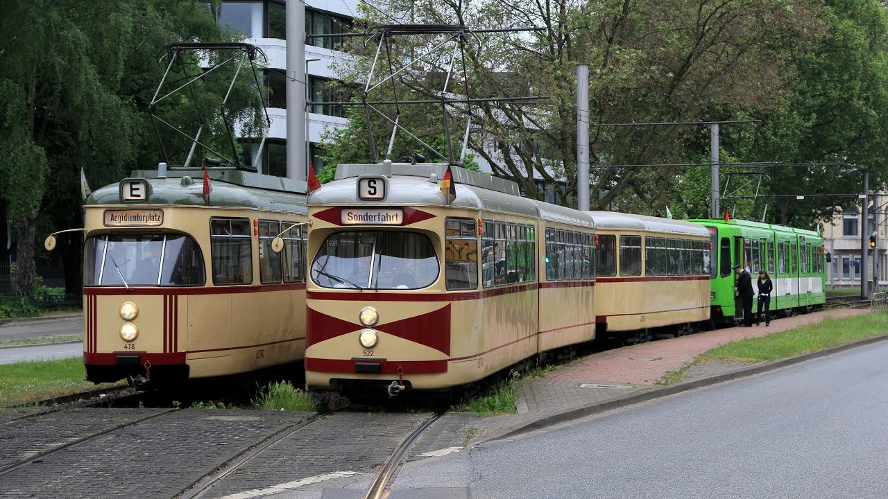125 Jahre ÜSTRA - Fahrzeugparade Aegi - Hbf [25.05.2017]