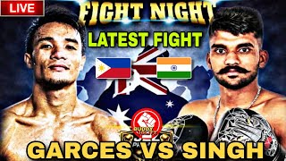 LATEST FIGHT! 🇵🇭Kit Ceron Garces vs 🇮🇳 Bantay Singh Knock Out highlights!
