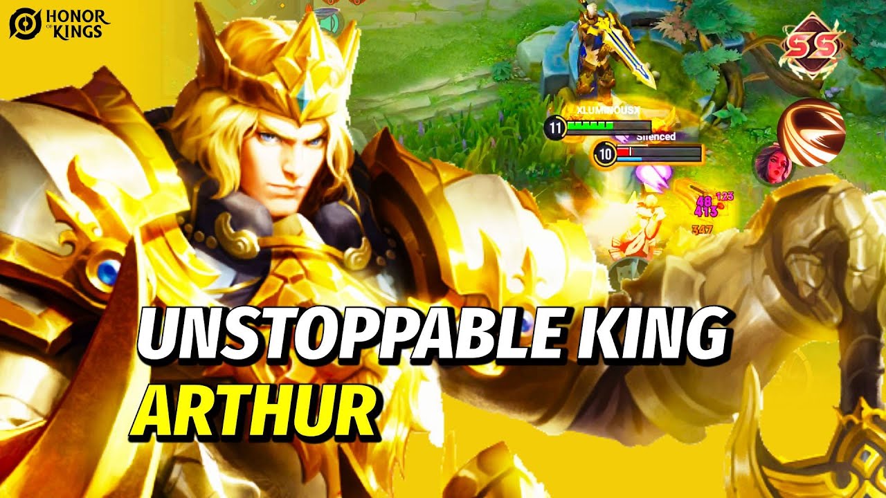Arthur (Paladin) hok | S6 100⭐| 10kills SS | Honor of Kings | Lion Heart