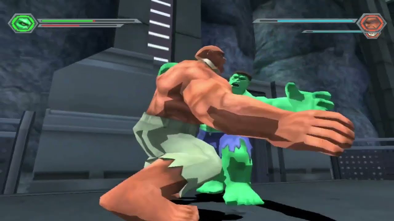 Hulk vs (madman and half life) Epic boss fight.-hulk 2003pc