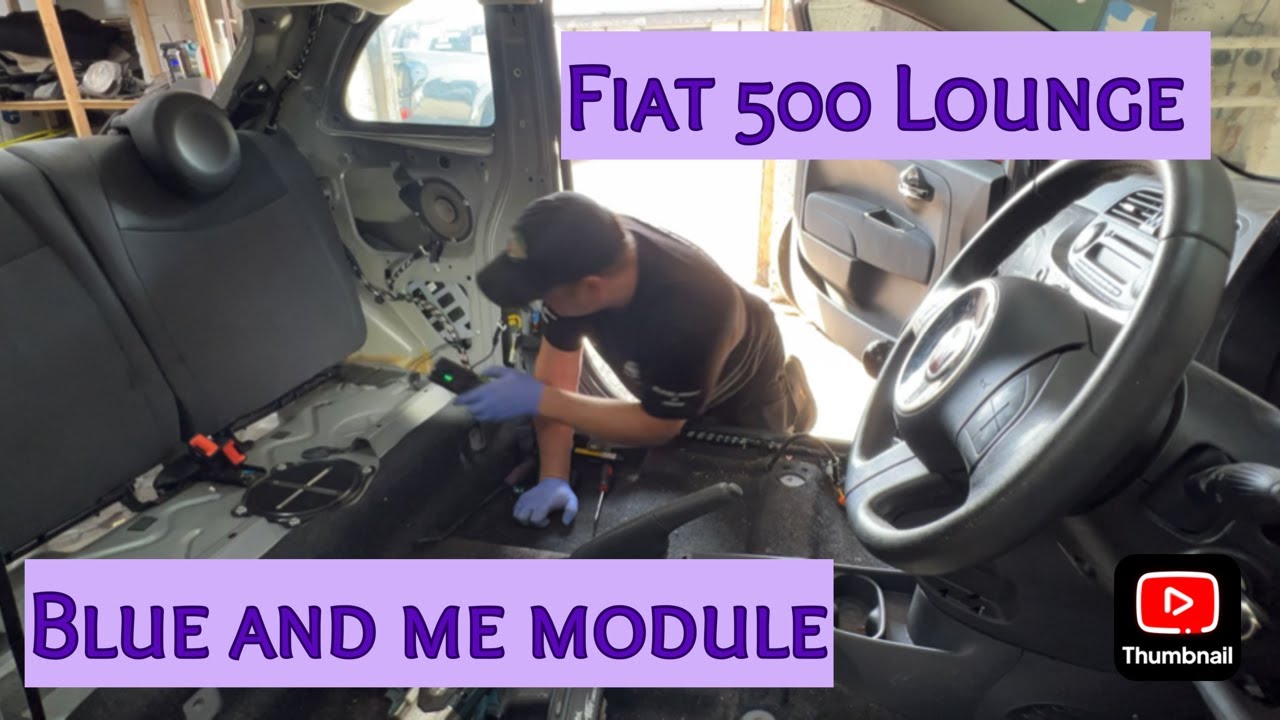 Fiat 500 Lounge 2012 Cat S Rear Damage Can I Sort The Blue And Me - YouTube