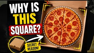 Why Are Pizza Boxes Square But Pizzas Are Round? 🍕