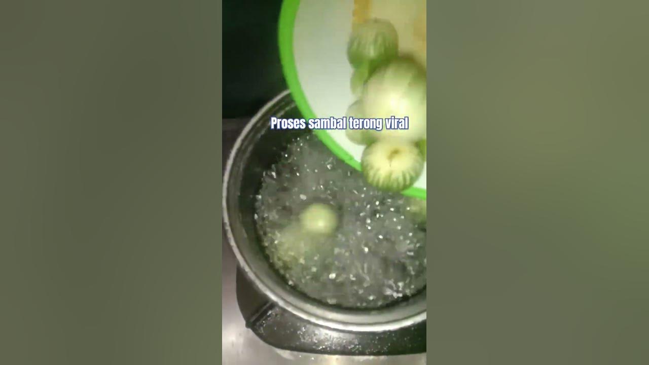 proses sambal terong viral #masakanrumahan #bumburasarumahan