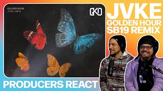 PRODUCERS REACT [ARCHIVE] - JVKE x SB19 Golden Hour Remix Official Visualizer Reaction