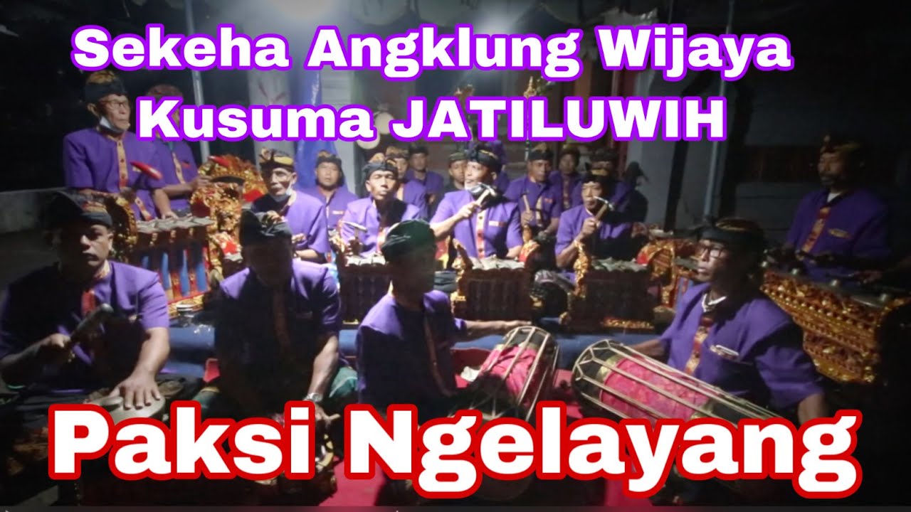 ANGKLUNG - Tabuh Paksi Ngelayang - Sekaha Angklung Wijaya Kusuma Desa Jatiluwih