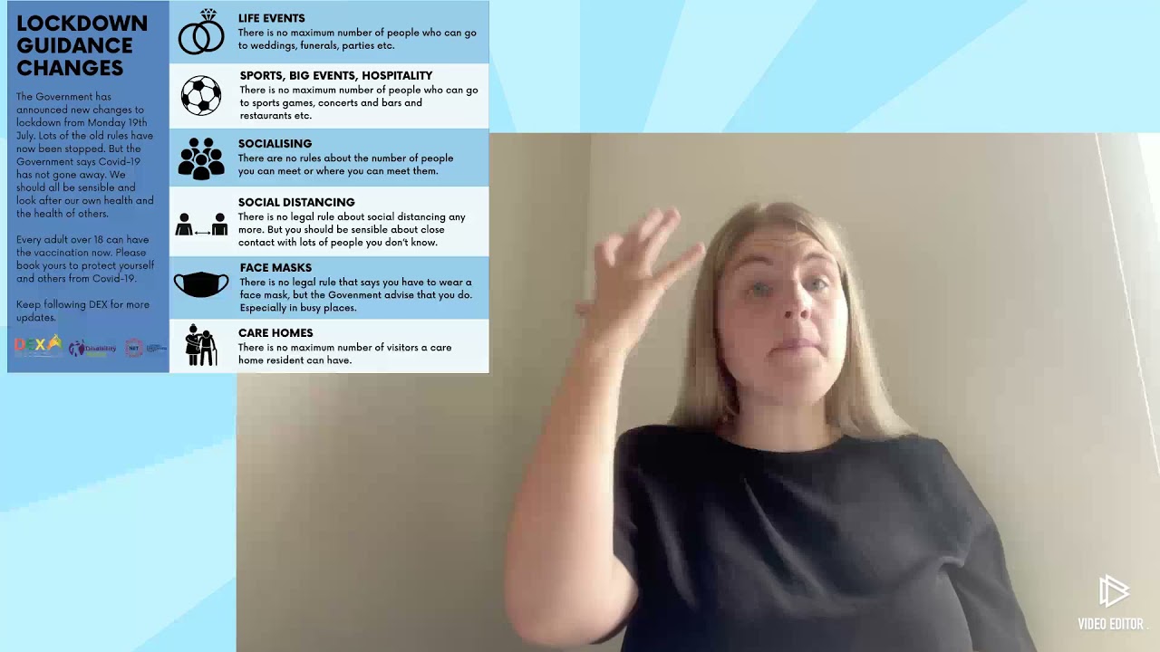 Changes to Lockdown Rules from 19th July 2021