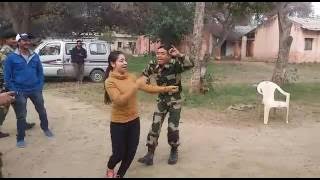 Army dance with girl/Song Chikani Chameli/Movie-Aganipath
