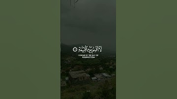 لا أقسم بيوم القيامة /سورة القيامة |الشيخ ياسر الدوسري