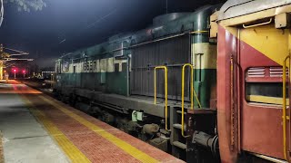 22622/Kanniyakumari Rameswaram SF Tri Weekly Express departing Ramanathapuram || 16657R GOC WDM-3A