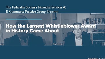 How the Largest Whistleblower Award in History Came About