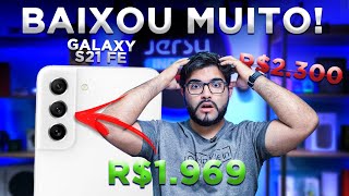 BAIXOU MUITO! Galaxy S21 FE vai Valer a pena AGORA? TOP de Linha barato de 2023?