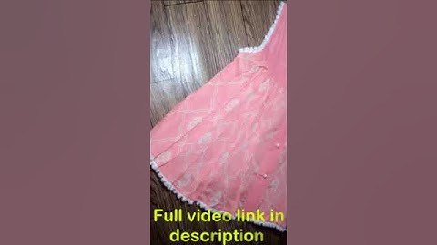 Newborn fake button placket Frock #sewinghacks #diyideas