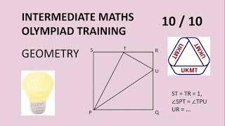 UKMT tips 2021 | Maclaurin 2017 Q4 | Geometry