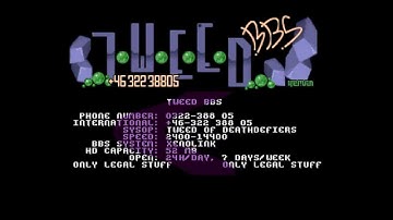 Amiga Intro : Multi Part BBS intro / Death Defiers (1992)