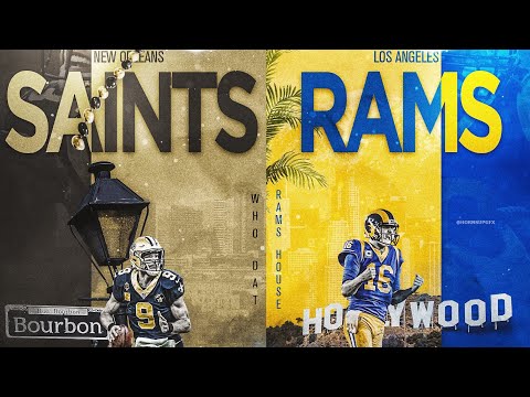 Rams Saints NFC Championship Game Battle Rams Saints NFC Championship Game Battle
