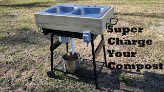Super Charge Your Compost With A Garbage Disposal | DIY | Composting