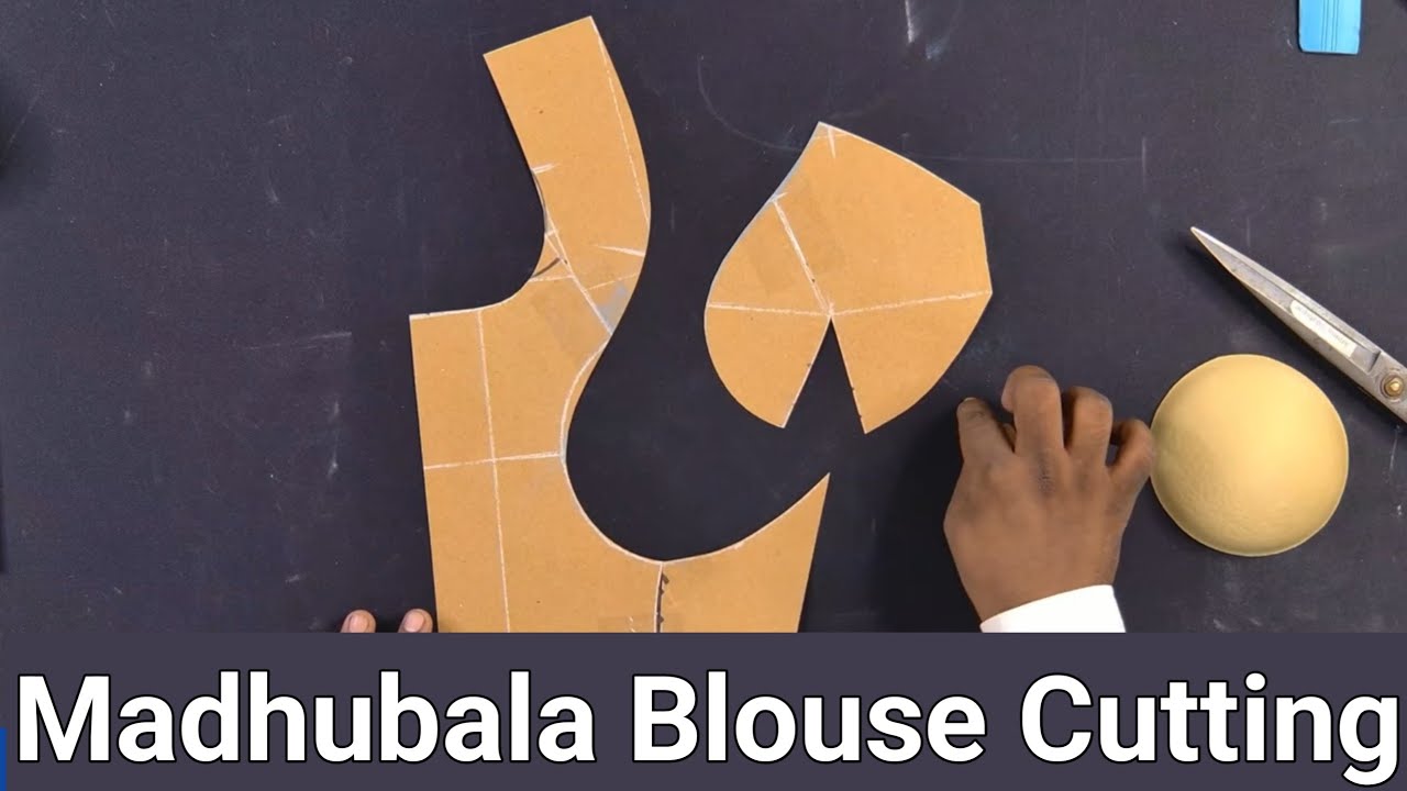 Madhubala Blouse Cutting in Easy Way