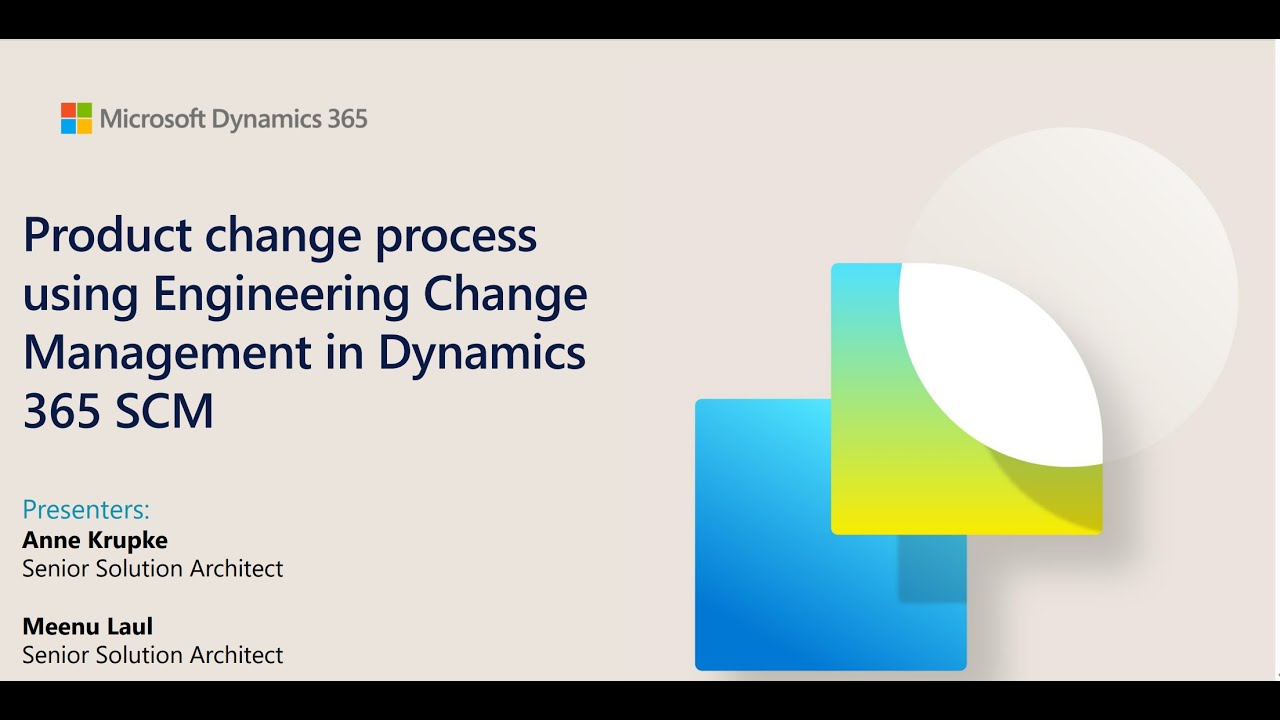New product launch process using Engineering change management in D365