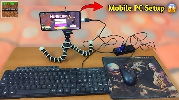 Minecraft on Mobile With PC Setup! 🤯 | How to Play With Keyboard & Mouse in Mobile