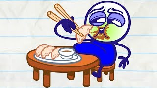 Pencilmate's Chopstick PAIN! And More Pencilmation | Animation | Cartoons | Pencilmation