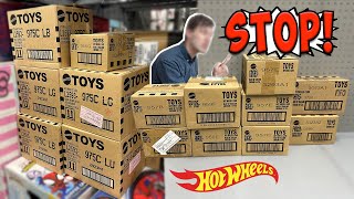 I Got Caught Opening Tons Of Hot Wheels Cases!