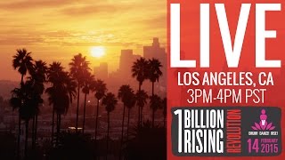 One Billion Rising Revolution: Los Angeles
Watch One Billion Rising Revolution live from Downtown Los Angeles! 3:00 - 4:00pm PST.
(Audio may be muted occasionally due to music copyright issues.) One Billion Rising Revolution: Los Angeles