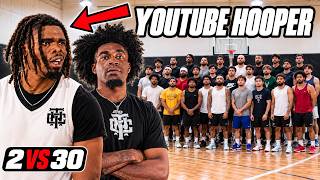 2 Youtube Hoopers vs 30 Regular Hoopers...