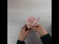 Three Point (Three Peak) Pocket Square Fold