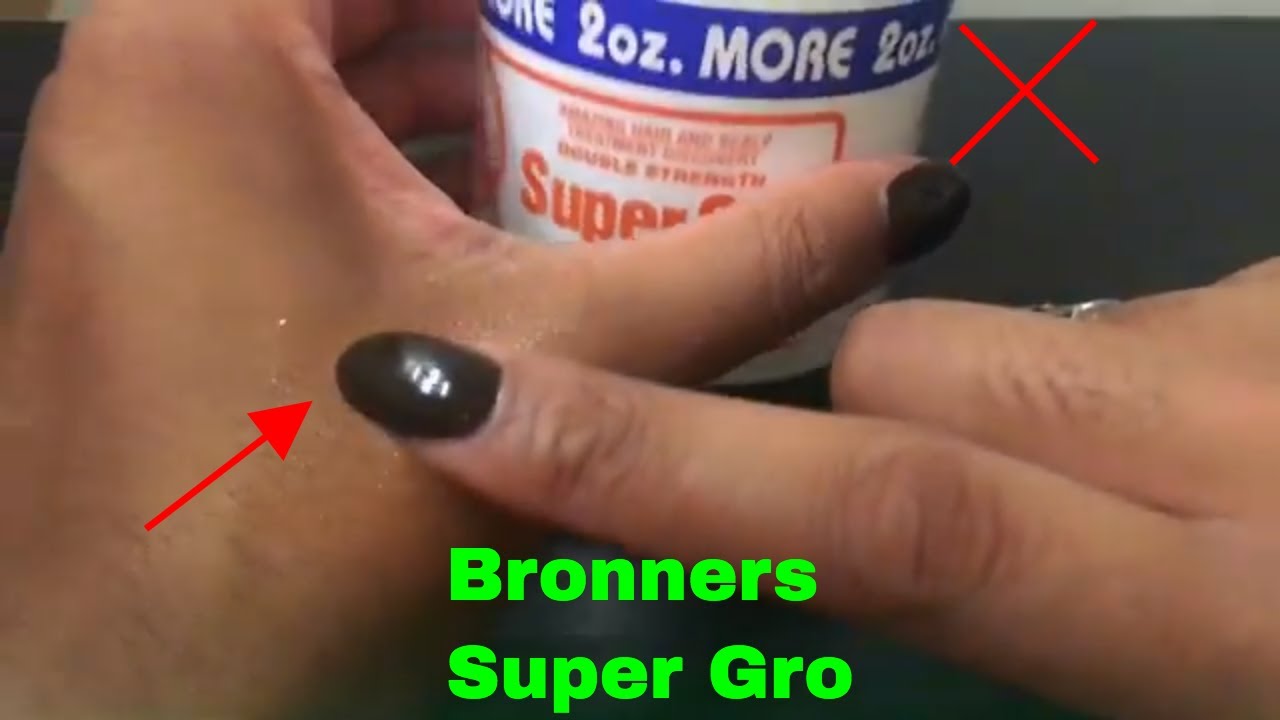 How To Use Bronners Super Gro Hair Product Review YouTube