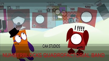 NUMBERBLOCKS QUADROFACTORIAL BAND - 1!!!! TO 10!!!!