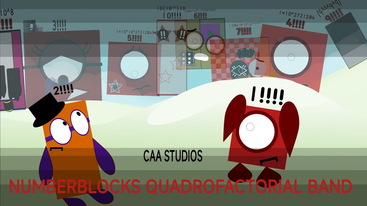NUMBERBLOCKS QUADROFACTORIAL BAND - 1!!!! TO 10!!!!