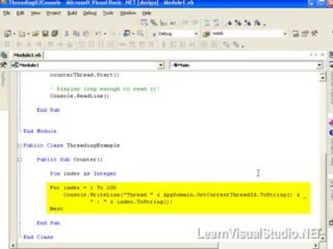 01   A Simple Threaded Application Example