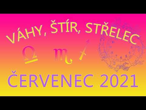 Video: Horoskop Lásky 2020 Váhy, Štír, Střelec