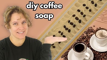 The EASIEST Coffee Soap DIY Ever 🧼 Recipe + Label Included